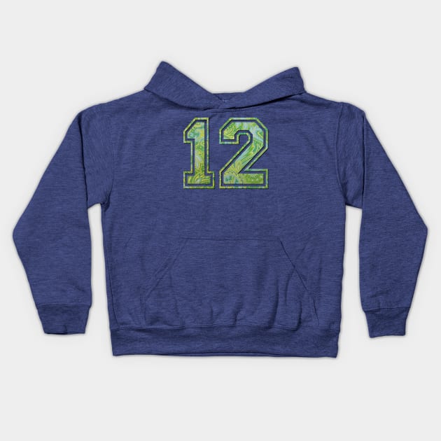 12 Man Kids Hoodie by chriswig